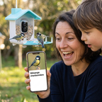 Mangeoire Connectée à Caméra IA Solaire pour Oiseaux