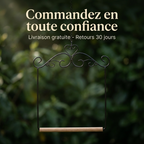Perchoir et Balançoire en Bois Naturel et Fer pour Oiseaux de Compagnie