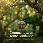 Mangeoire à Boule de Suif en Fer Forgé Anti-Écureuil
