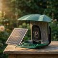Mangeoire Connectée à Caméra 180° avec Panneau Solaire 6W pour Oiseaux