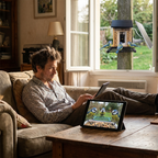 Mangeoire Connectée à Caméra 1080P Solaire 4W IP66 pour Oiseaux