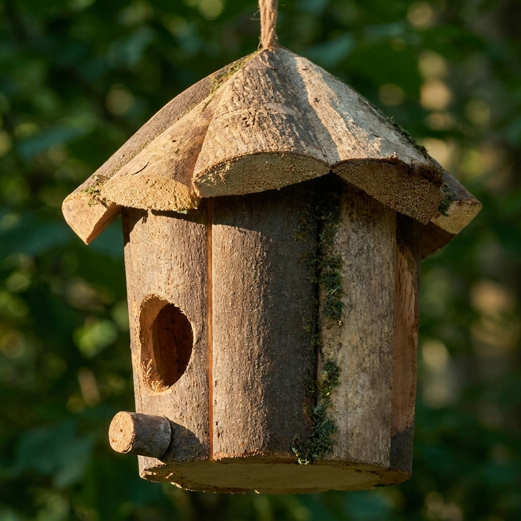 Nichoir en Bois Rustique pour Jardin