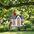 Mangeoire Cage en Fer pour Oiseaux