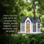 Mangeoire Cage en Fer pour Oiseaux