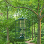 Mangeoire Anti-Écureuils pour Oiseaux