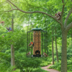 Mangeoire Anti-Écureuils pour Oiseaux