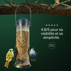 Mangeoire à Boules de Suif Suspendue pour Oiseaux de Jardin