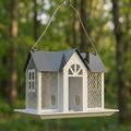 Mangeoire Cage en Fer pour Oiseaux